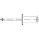 TOOLCRAFT 160326 Offene Blindniete (Ø x L) 3mm x 6mm Aluminium Stahl 500St.