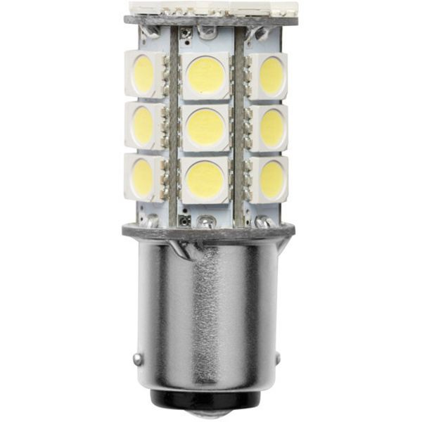 Barthelme 52143015 LED-Signalleuchte Tageslichtweiß BA15d 10 V/DC, 30 V/DC, 10 V/AC, 18 V/AC 350lm