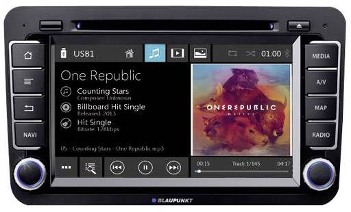 Blaupunkt Bremen 975 EU Navigationsgerät, Festeinbau Europa Anschluss für Lenkradfernbedienung, Anschluss für Rückfahrkamera