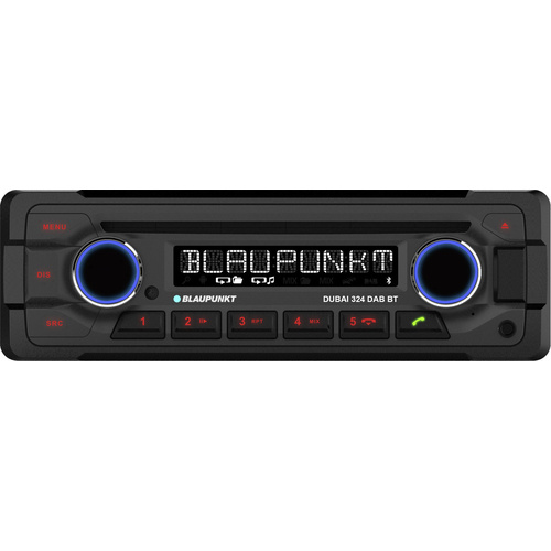 Blaupunkt DUBAI-324 DABBT Autoradio DAB+ Tuner,  Bluetooth®-Freisprecheinrichtung, Anschluss für Lenkradfernbedienung  versandkostenfrei