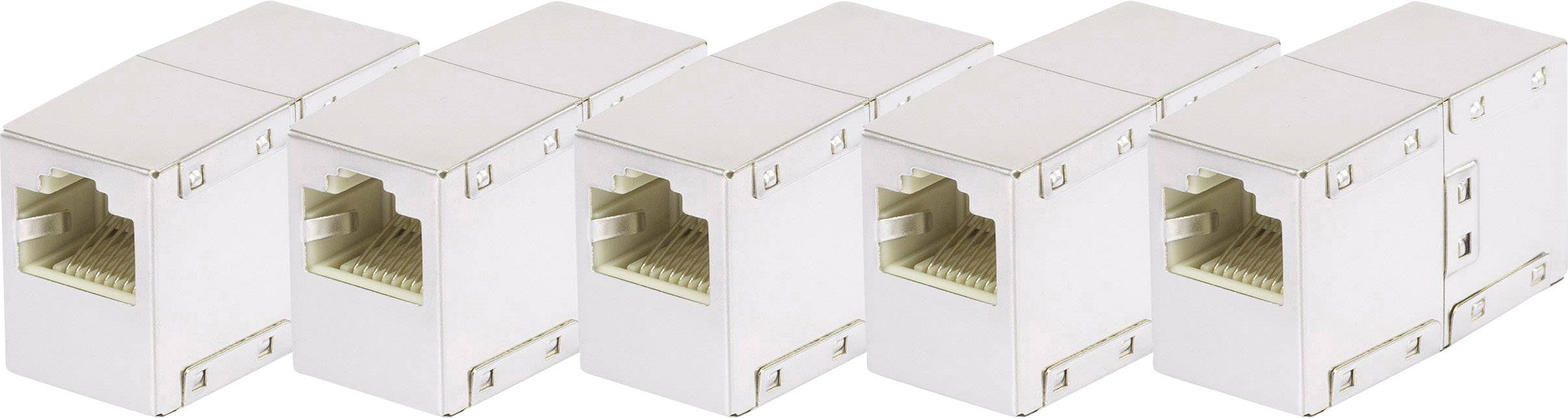 Renkforce RJ45 Netzwerk Adapter CAT 5e [1x RJ45-Buchse - 1x RJ45-Buchse] Weiß