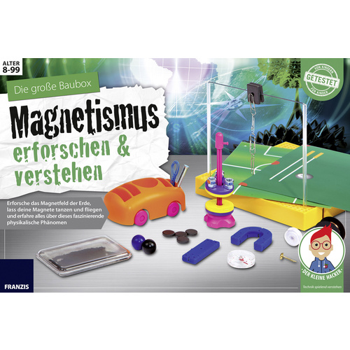 Franzis Verlag 67021 Magnetisumus erforschen & verstehen Experimentier-Box ab 8 Jahre