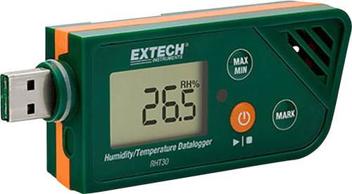 Extech RHT30 Multi-Datenlogger Messgröße Luftfeuchtigkeit, Temperatur -30 bis +70°C 0.1 bis 99.9%