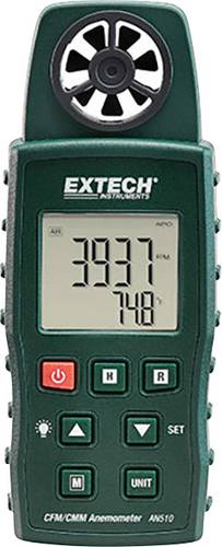 Extech AN510 Anemometer 0.4 bis 20 m/s mit Temperaturmessfunktion