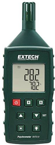 Extech RHT510 Luftfeuchtemessgerät (Hygrometer) 10% rF 95% rF Taupunkt-/Schimmelwarnanzeige