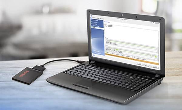 NOTEBOOK UPGRADE KIT FOR SSD USB 3.0/SATA, Windows 7/8/8.1/10, black, w/o SSD