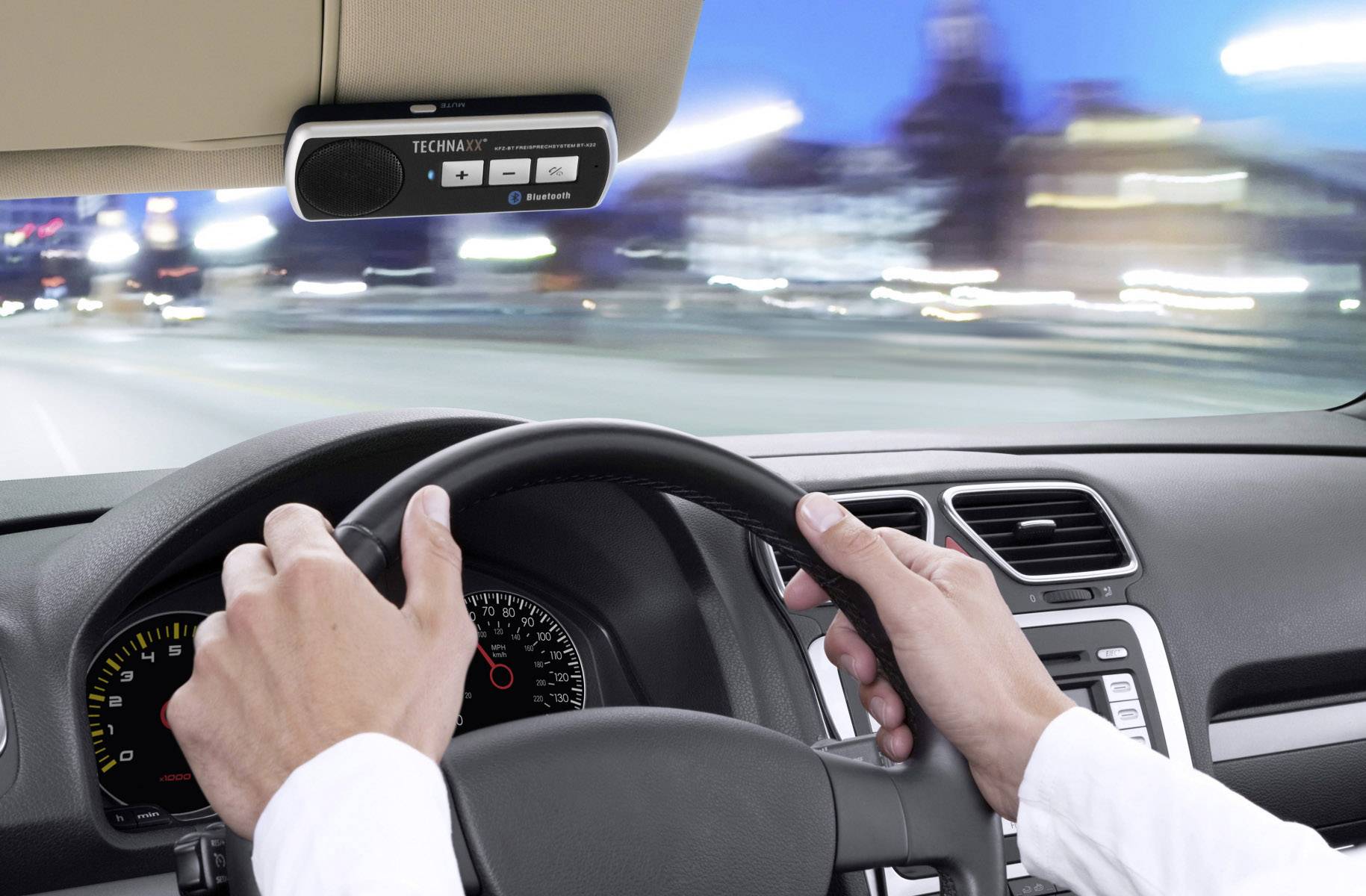 Technaxx BT-X22 Bluetooth® Freisprecheinrichtung Gesprächs-Zeit (max.): 20h