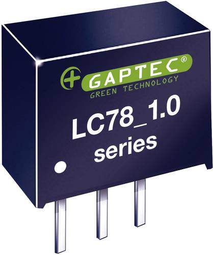 Gaptec LC78_12-1.0 DC/DC-Wandler, Print 24 V/DC 12 V/DC 1000mA 12W Anzahl Ausgänge: 1 x