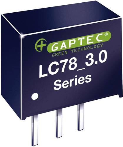 Gaptec LC78_03-3.0 DC/DC-Wandler, Print 12 V/DC 3.3 V/DC 3000mA 9.9W Anzahl Ausgänge: 1 x