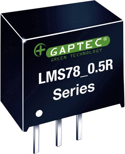 Gaptec LMS78_12-0.5R DC/DC-Wandler, Print 24 V/DC 12 V/DC 500mA 6W Anzahl Ausgänge: 1 x