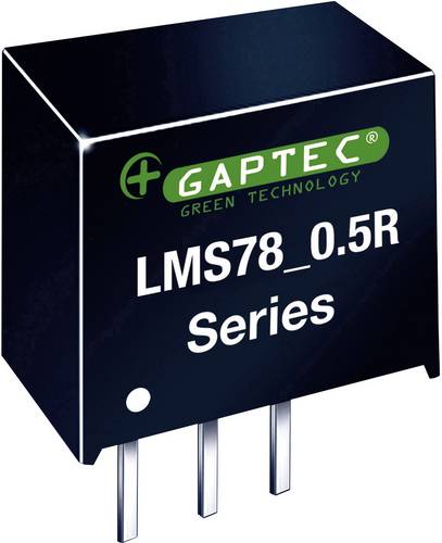 Gaptec LMS78_15-0.5R DC/DC-Wandler, Print 24 V/DC 15 V/DC 500mA 7.5W Anzahl Ausgänge: 1 x
