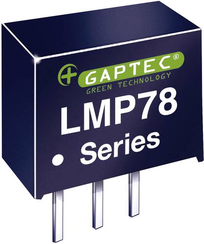 Gaptec LMP78_12-1.0 DC/DC-Wandler, Print 24 V/DC 12 V/DC 1000mA 12W Anzahl Ausgänge: 1 x