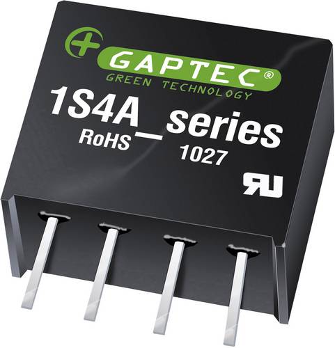 Gaptec 1S4A_1205S1.5UP DC/DC-Wandler, Print 12 V/DC 5 V/DC 200mA 1W Anzahl Ausgänge: 1 x