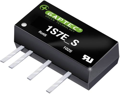 Gaptec 1S7E_0515D1.5UP DC/DC-Wandler, Print 5 V/DC 15 V/DC, -15 V/DC 68mA 1W Anzahl Ausgänge: 2 x