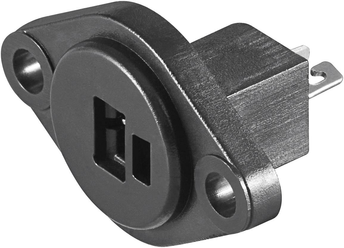 Goobay 11249 Lautsprecher-Steckverbinder Polzahl: 2 Schwarz 1 St.