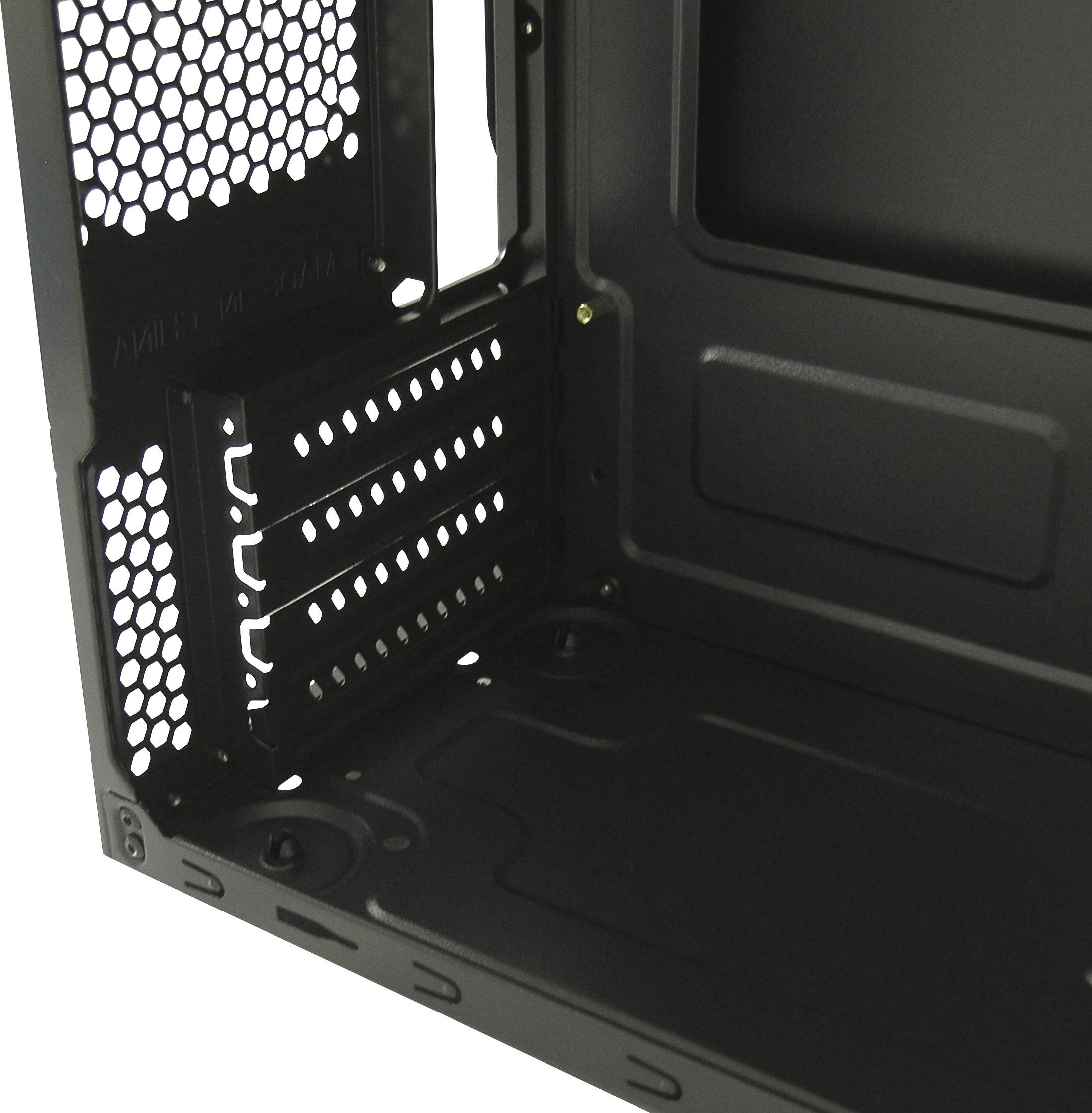 LC Power LC-2010MB-ON Midi-Tower PC-Gehäuse Schwarz