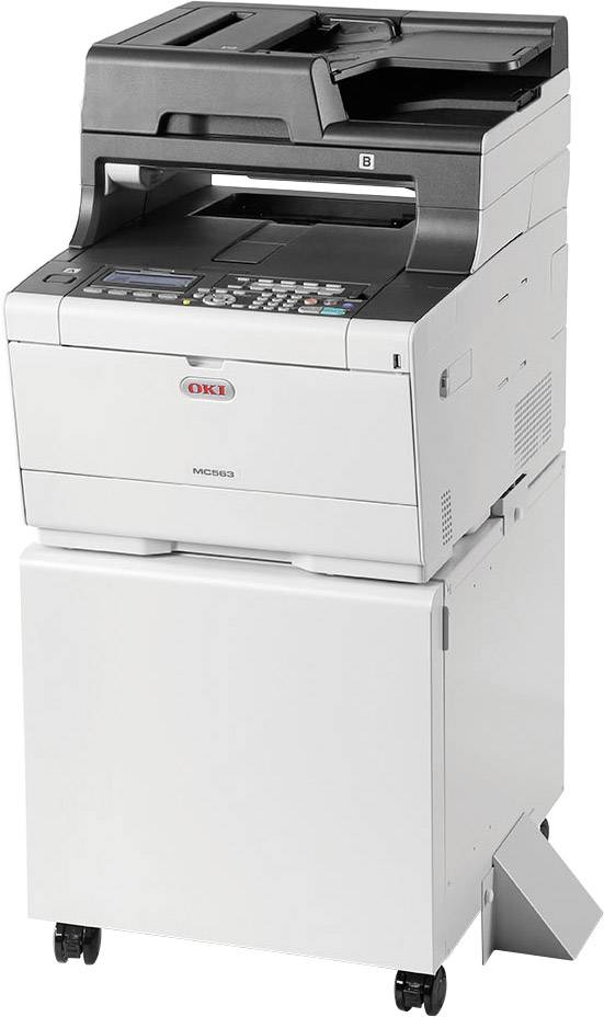 OKI 46567701 Printer / MFP Base C532 C542 MC563 MC573 Drucker-Unterschrank mit Rollen