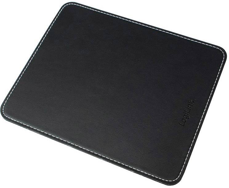 LogiLink ID0150 Mauspad Lederoptik Schwarz
