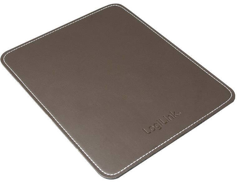 LogiLink ID0151 Mauspad Lederoptik Braun (B x H x T) 220 x 3 x 180mm