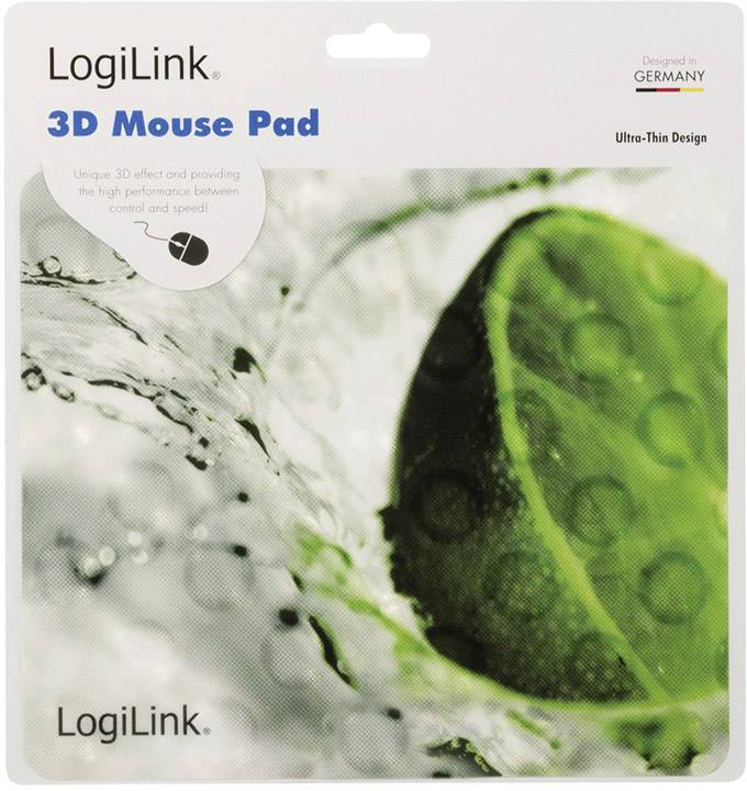 LogiLink ID0153 3D Design "Lemon" Mauspad Grün, Grau-Silber