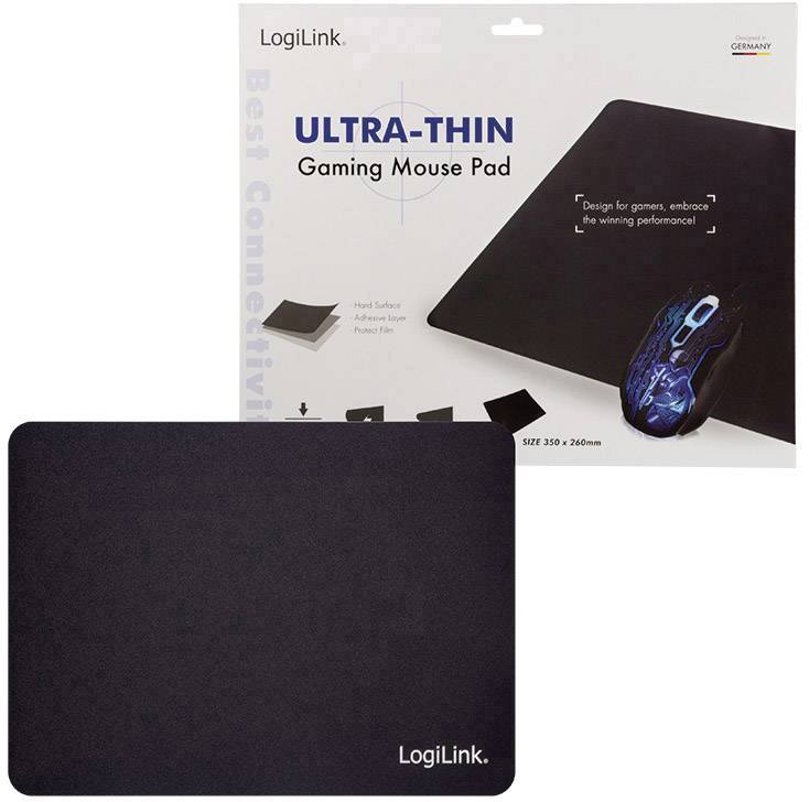 LogiLink ID0140 Gaming-Mauspad Schwarz