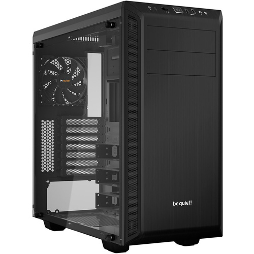 BeQuiet Midi-Tower PC-Gehäuse Pure Base 600 Schwarz gedämmt, Seitenfenster