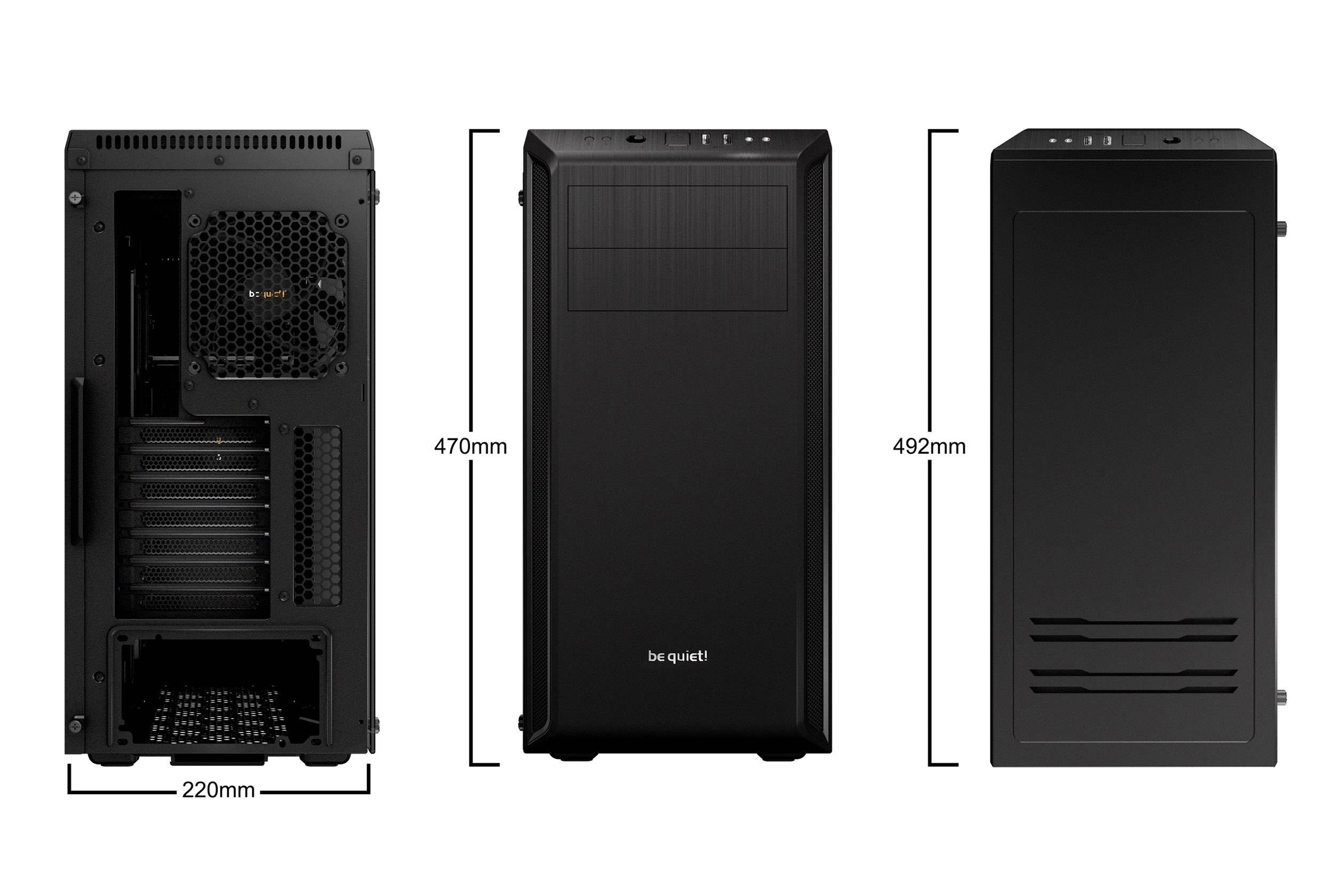 BeQuiet Pure Base 600 PC-Gehäuse Schwarz