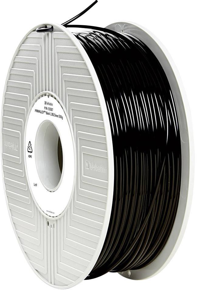 Verbatim 55507 TPE Filament PRIMALLOY™ Filament TPE flexibel 2.85mm 500g Schwarz 1St.