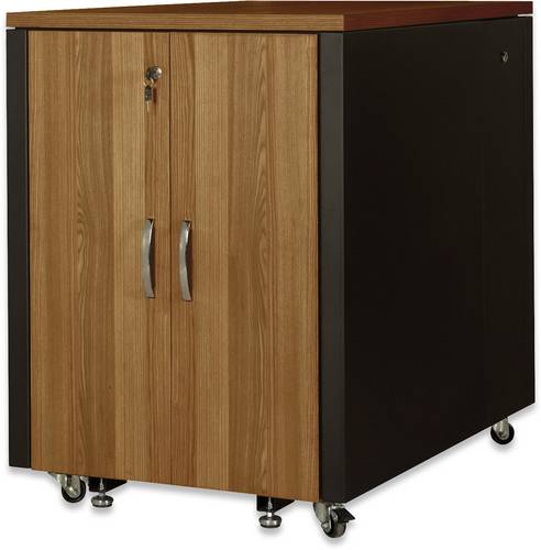 Digitus DN-19 17U-SO-W 19 Zoll Serverschrank (B x H x T) 750 x 1000 x 1130mm 17 HE Schwarz (RAL 9005
