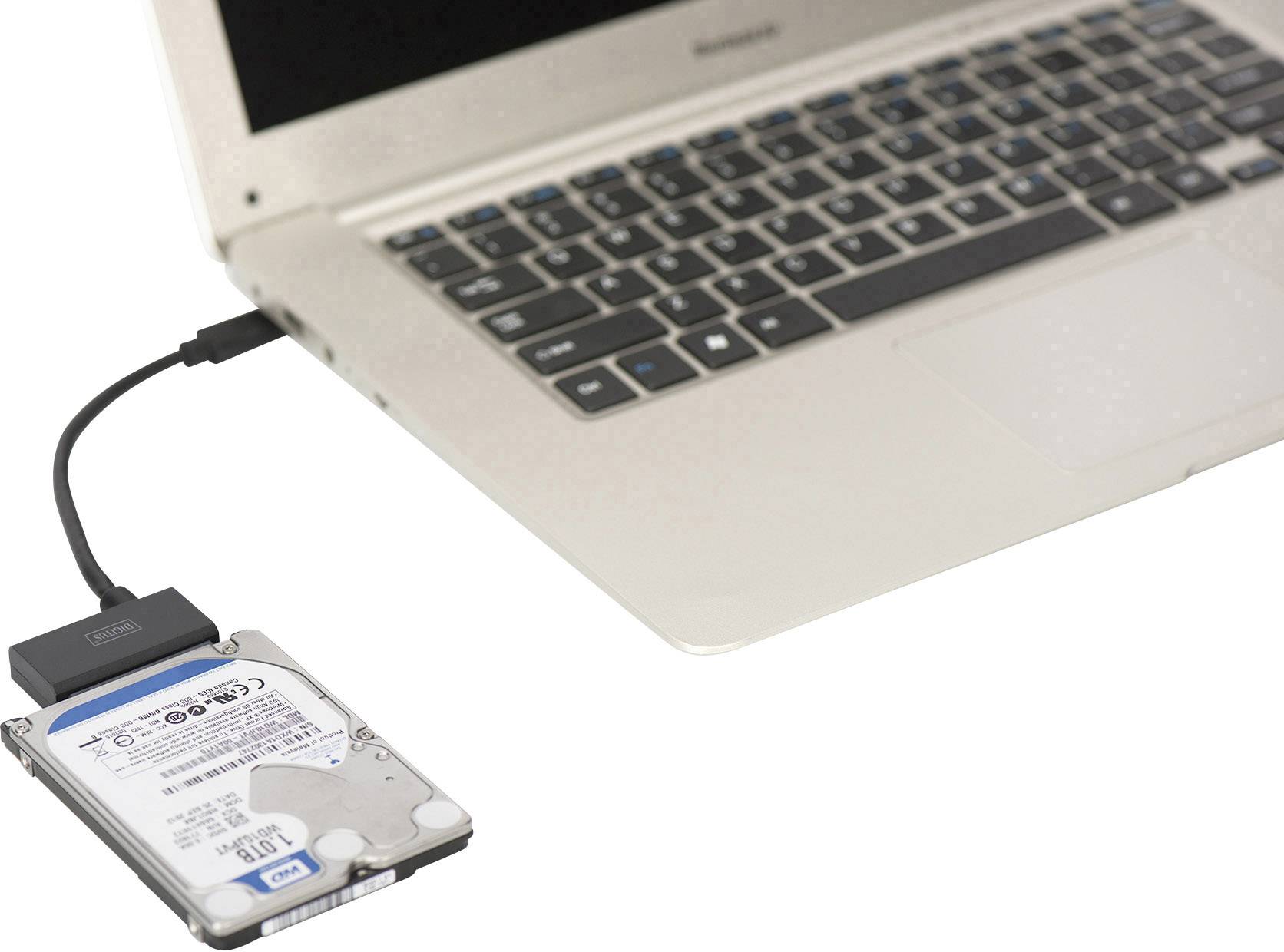 Digitus Festplatten Adapter [1x USB 3.1 Gen 1 - 1x SATA-Kombi-Buchse 7+15pol.] DA-70327 0.35 m