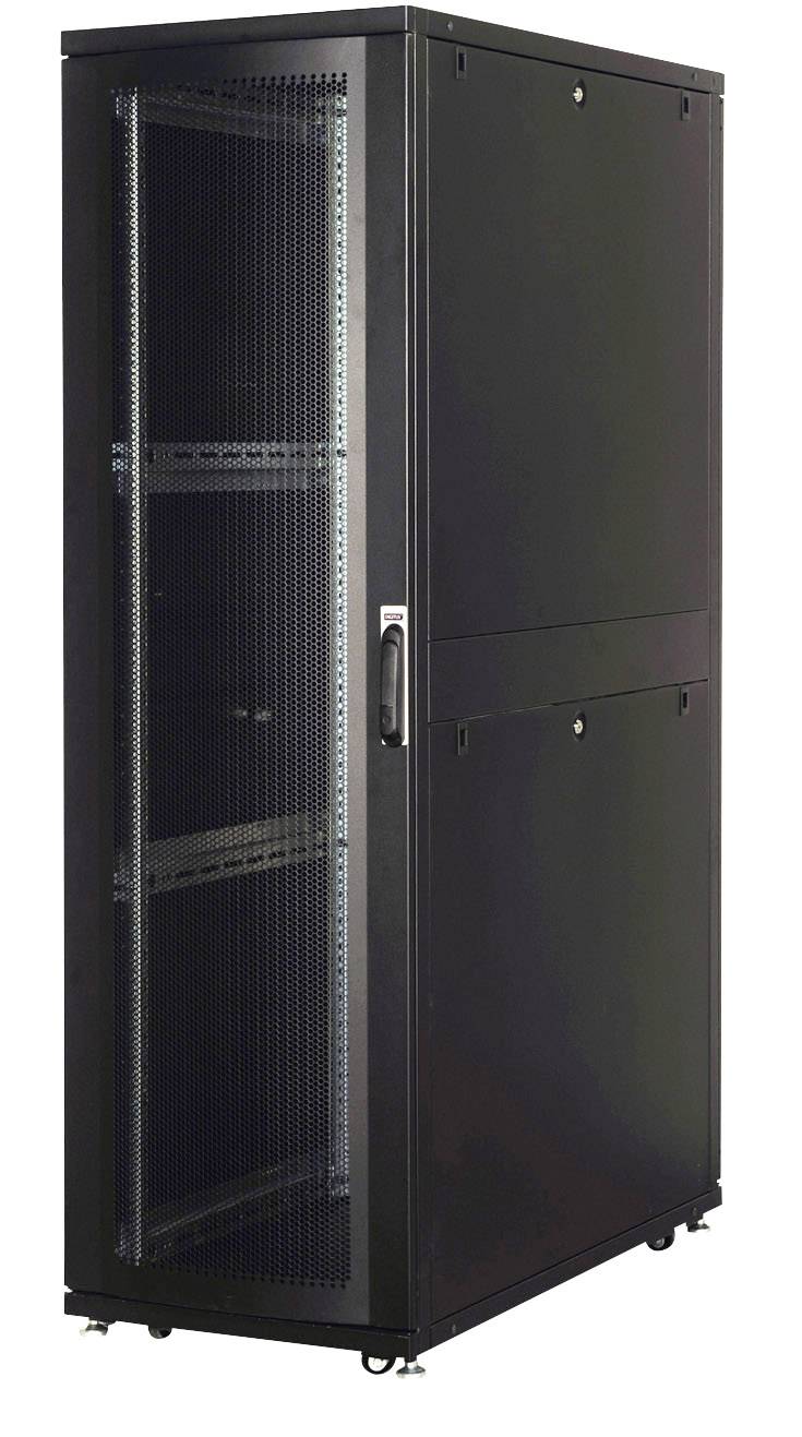 Digitus 19 Zoll Serverschrank (B x H x T) 600 x 2000 x 1200 mm 42 HE Schwarz (RAL 9005)