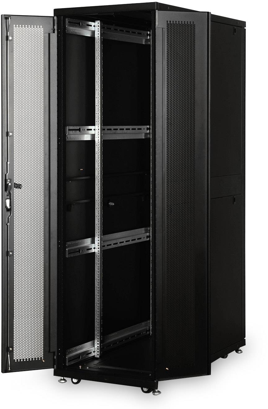 Digitus 19 Zoll Serverschrank (B x H x T) 600 x 2000 x 1200 mm 42 HE Schwarz (RAL 9005)