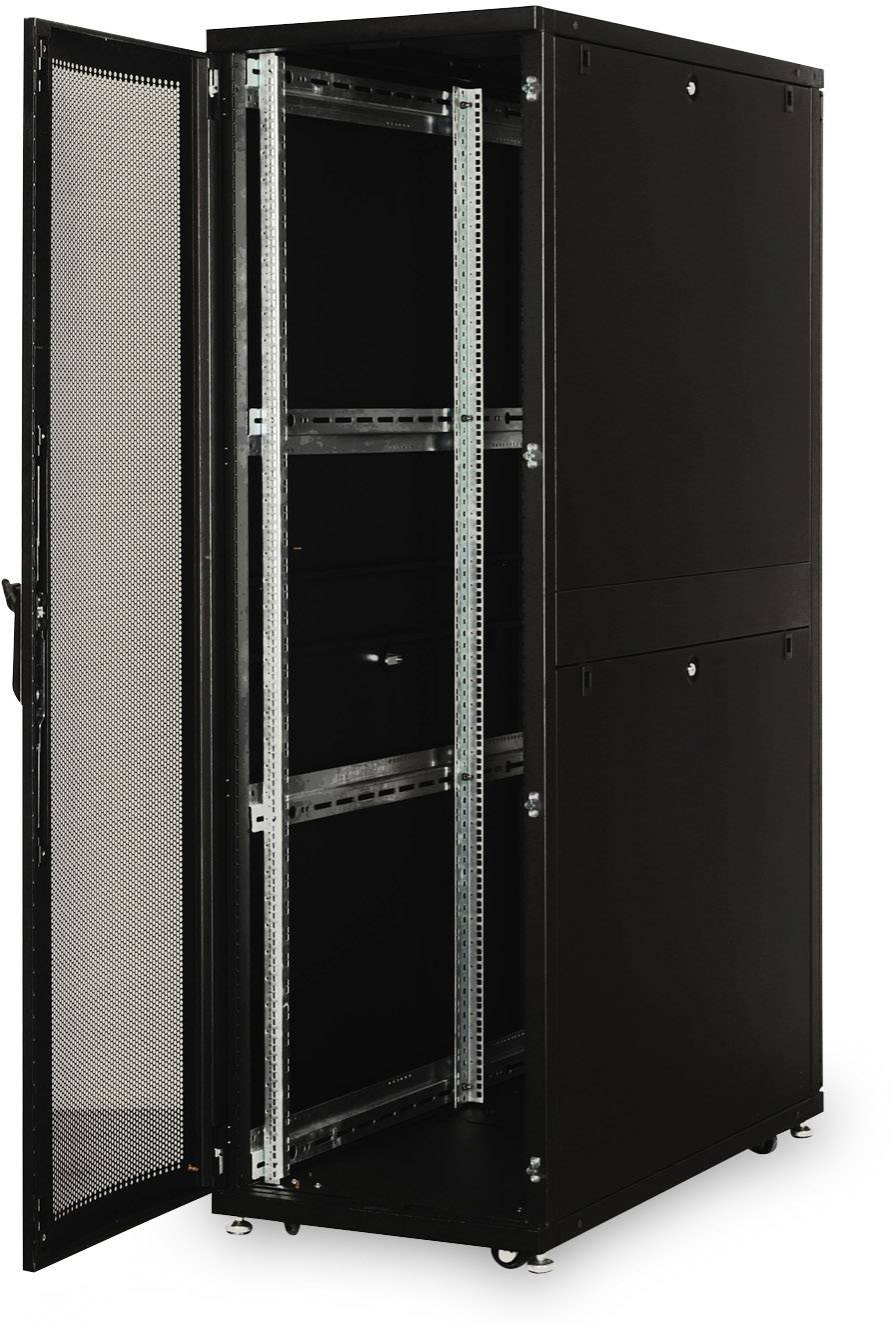 Digitus 19 Zoll Serverschrank (B x H x T) 600 x 2000 x 1200 mm 42 HE Schwarz (RAL 9005)