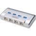 Digitus DA-70136-1 4 Port USB 2.0-Umschalter Silber