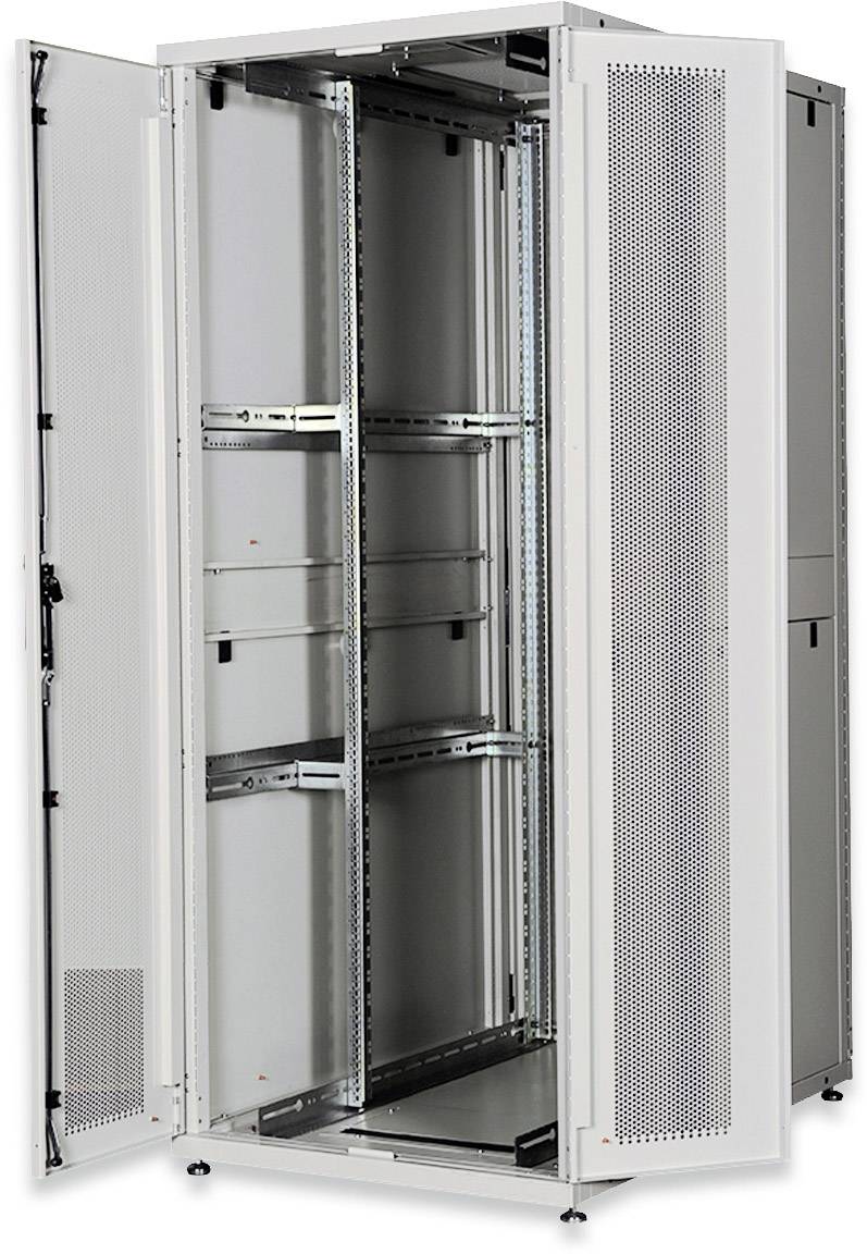 Digitus DN-19 SRV-42U-8/12 19 Zoll Serverschrank (B x H x T) 800 x 2000 x 1200mm 42 HE Lichtgrau (RAL 7035)