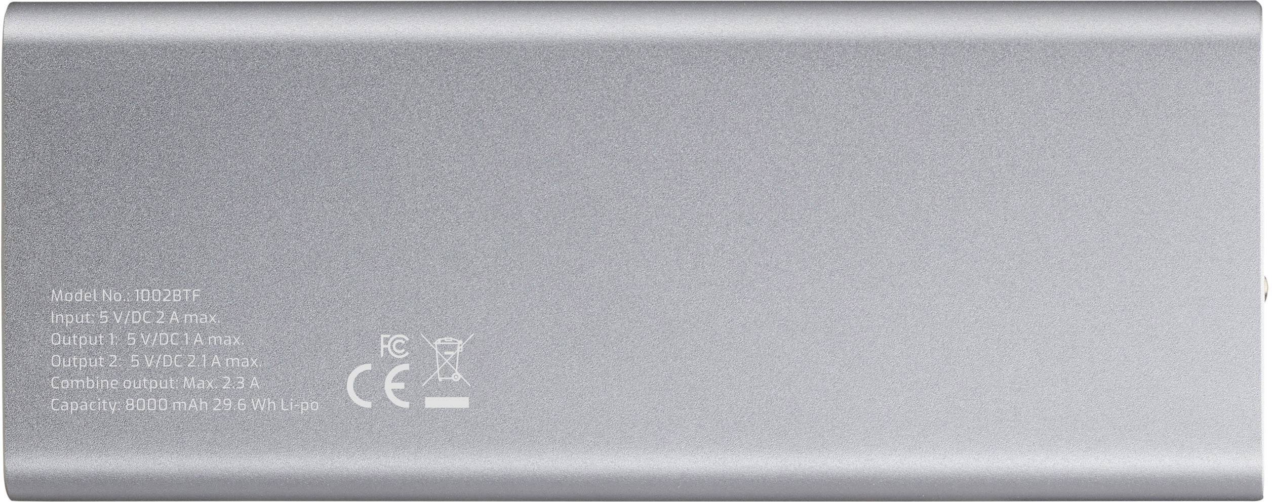 Tapfer TSP-8000 S Powerbank (Zusatzakku) LiPo 8000 mAh 1002BTF