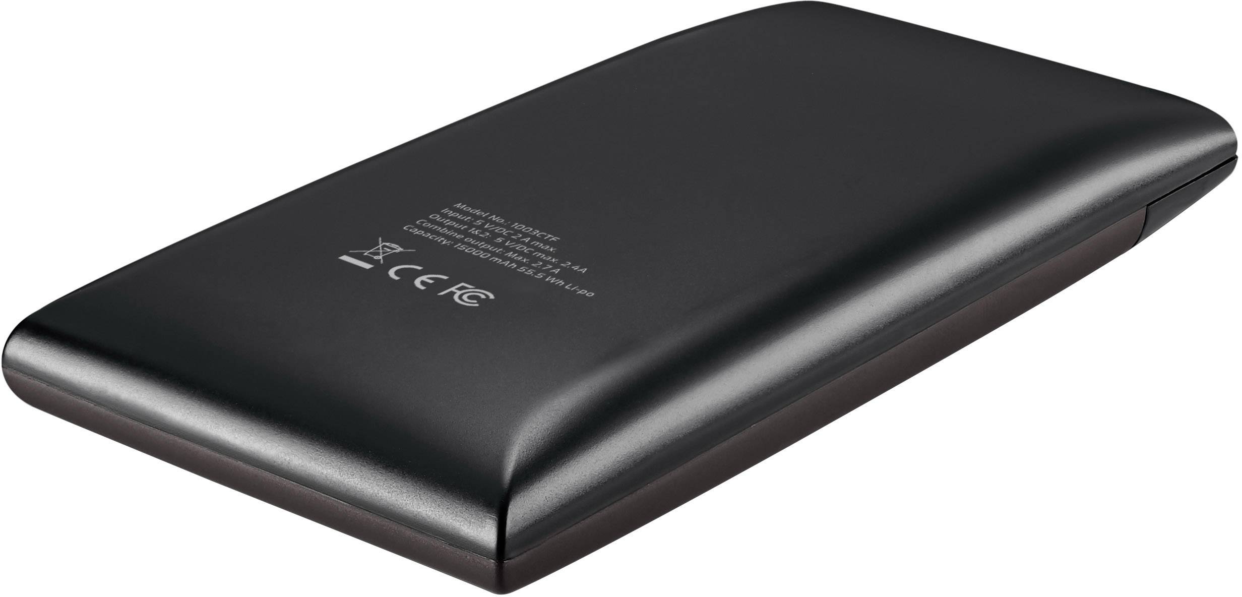 Tapfer TPB-15LED Powerbank (Zusatzakku) LiPo 15000 mAh 1003CTF