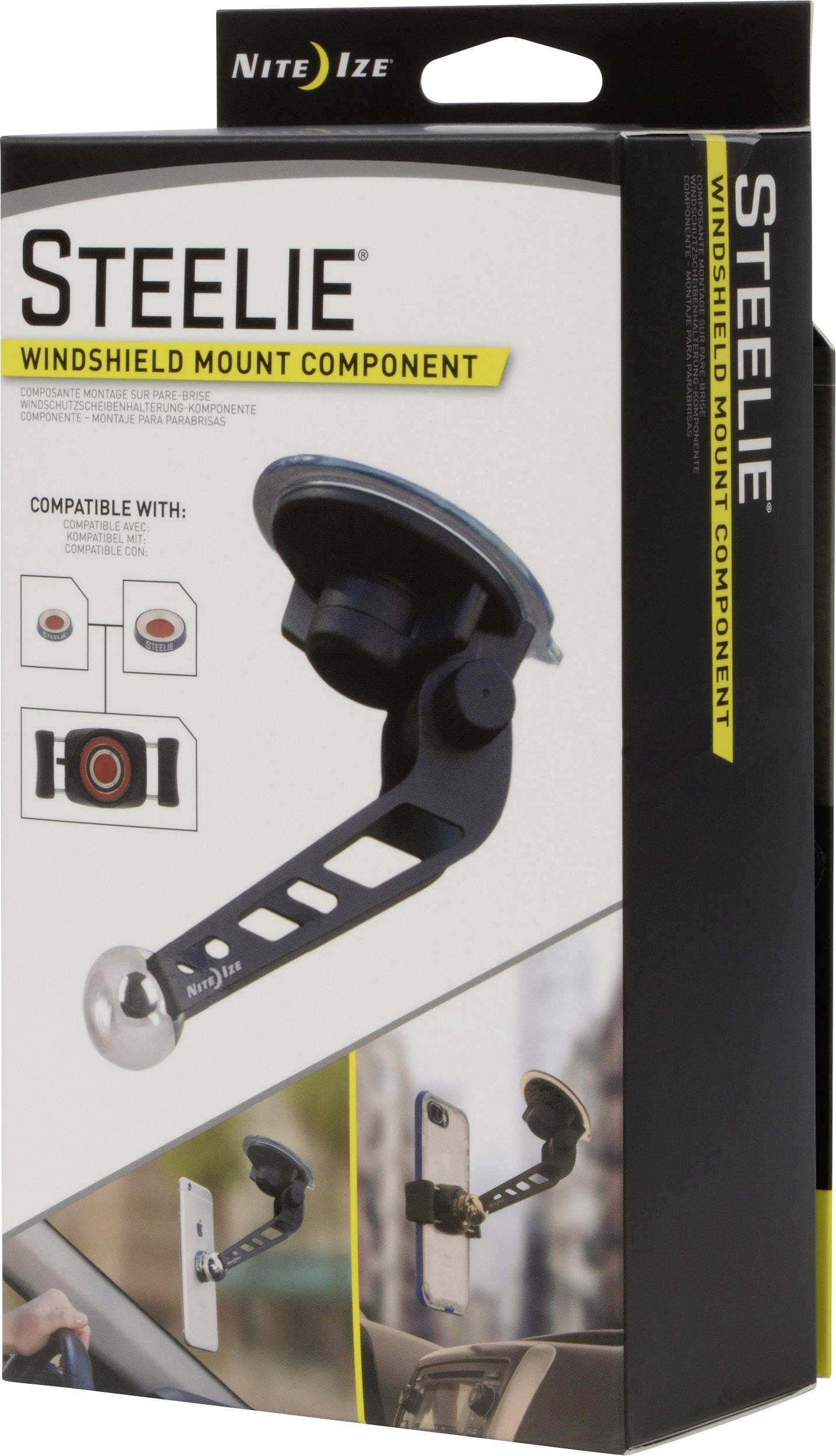 NITE Ize Steelie Windshield Mount Saugnapf Handy-Kfz-Halterung 360° drehbar