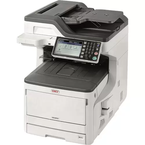 OKI MC853dn Multifunktionsdrucker Laser Farbe A3 Drucker, Scanner, Kopierer, Fax LAN, Duplex, Duplex-ADF OKI MC853dn Multifunktionsdrucker Laser Farbe A3 Drucker, Scanner, Kopierer, Fax LAN, Duplex, Duplex-ADF