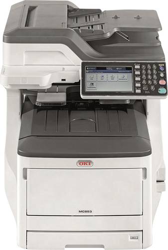 OKI MC853dn Farblaser Multifunktionsdrucker A3 Drucker, Scanner, Kopierer, Fax LAN, Duplex, Duplex A  - Onlineshop Voelkner