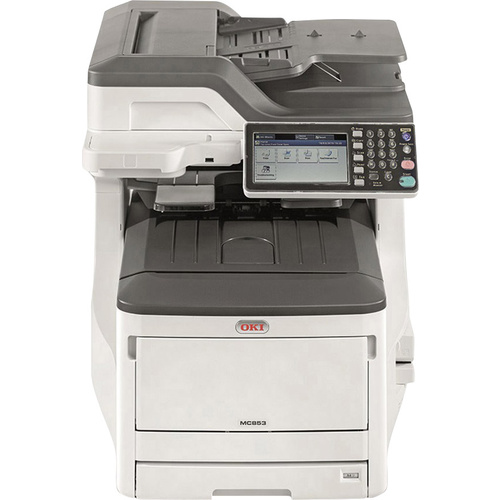 OKI MC853dn Farblaser Multifunktionsdrucker A3 Drucker, Scanner, Kopierer, Fax LAN, Duplex, Duplex-ADF