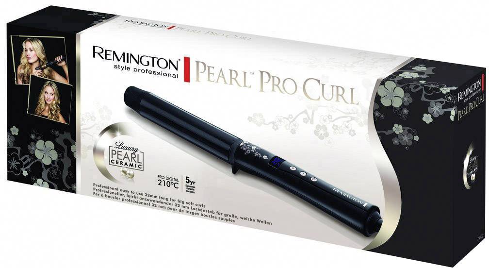 Remington CI9532 Lockenstab Schwarz mit Lockenfunktion