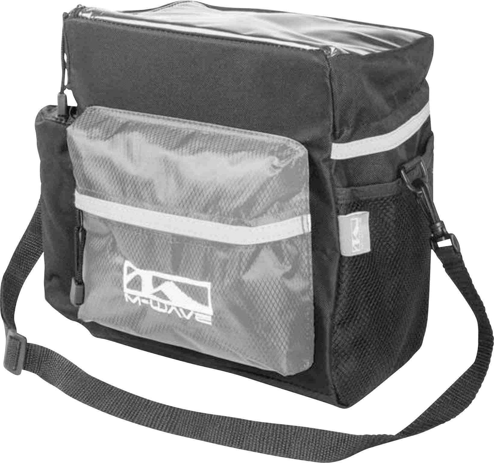 M-Wave Utrecht Travel Lenkertasche Schwarz, Grau