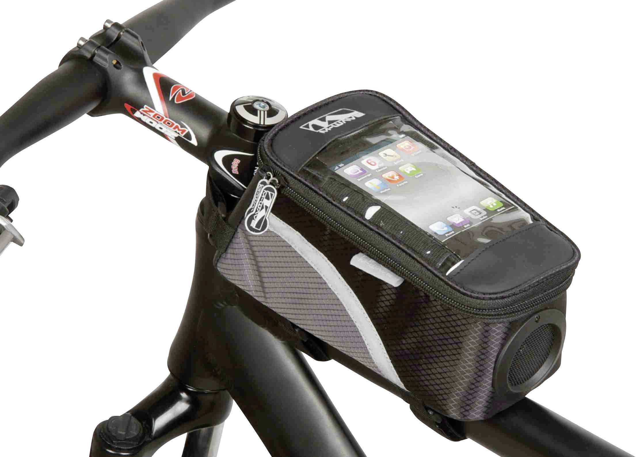 M-Wave Rotterdam Top Sound Lenkertasche Schwarz, Grau