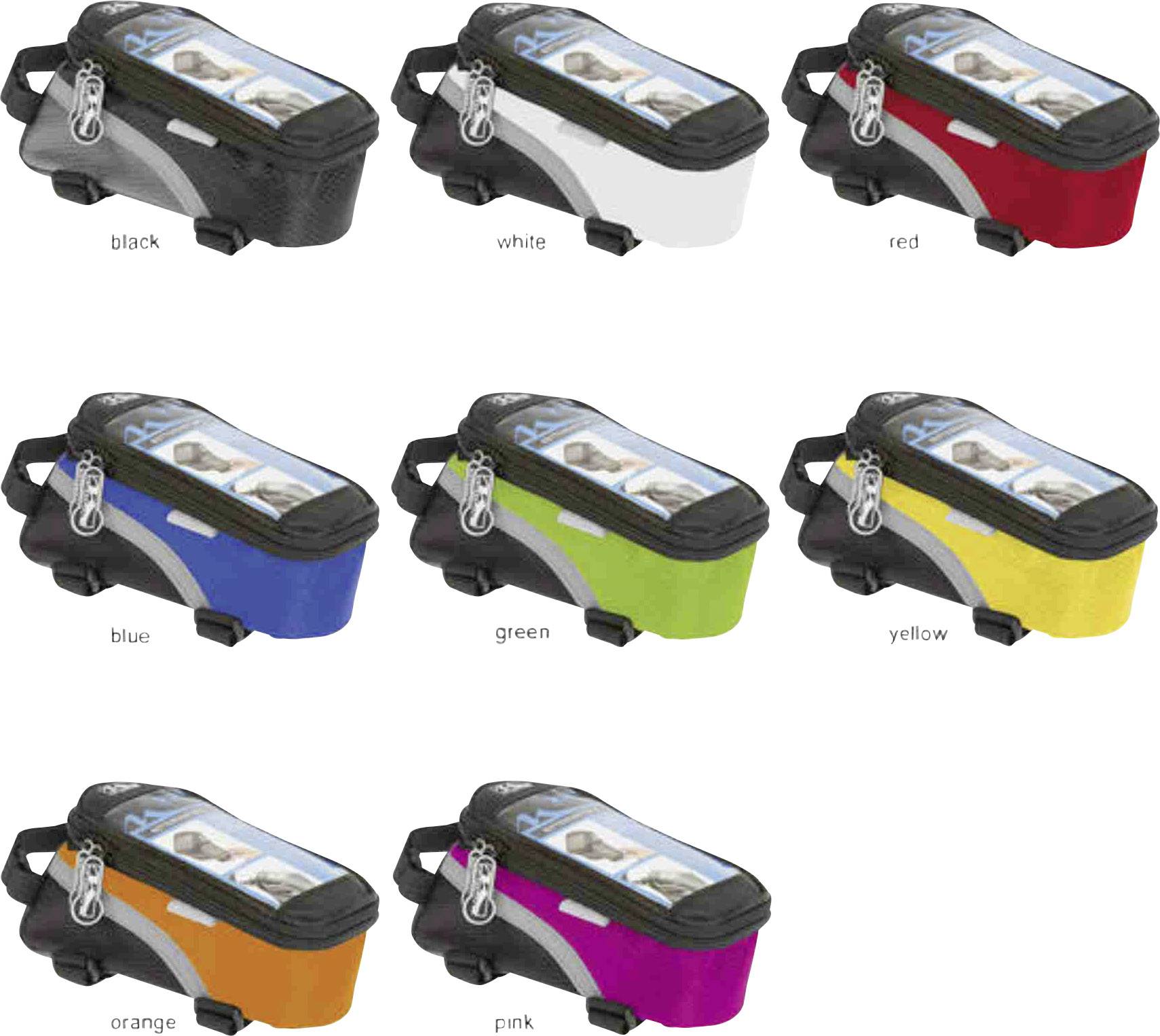 M-Wave Smartphone Top L Lenkertasche Schwarz, Grau