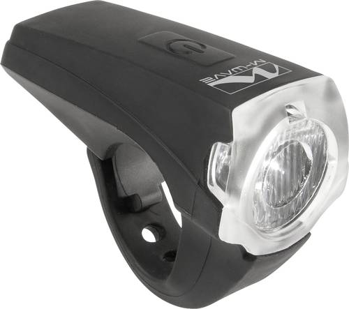 M-Wave Fahrrad-Scheinwerfer APOLLON K 1.1 USB LED akkubetrieben Schwarz
