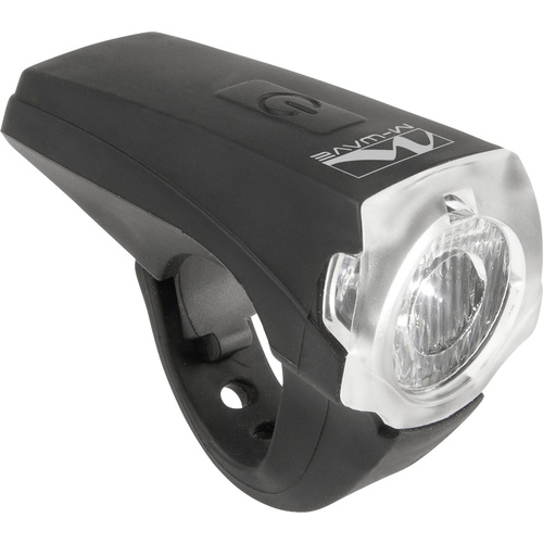 M-Wave Fahrrad-Scheinwerfer APOLLON K 1.1 USB LED akkubetrieben Schwarz