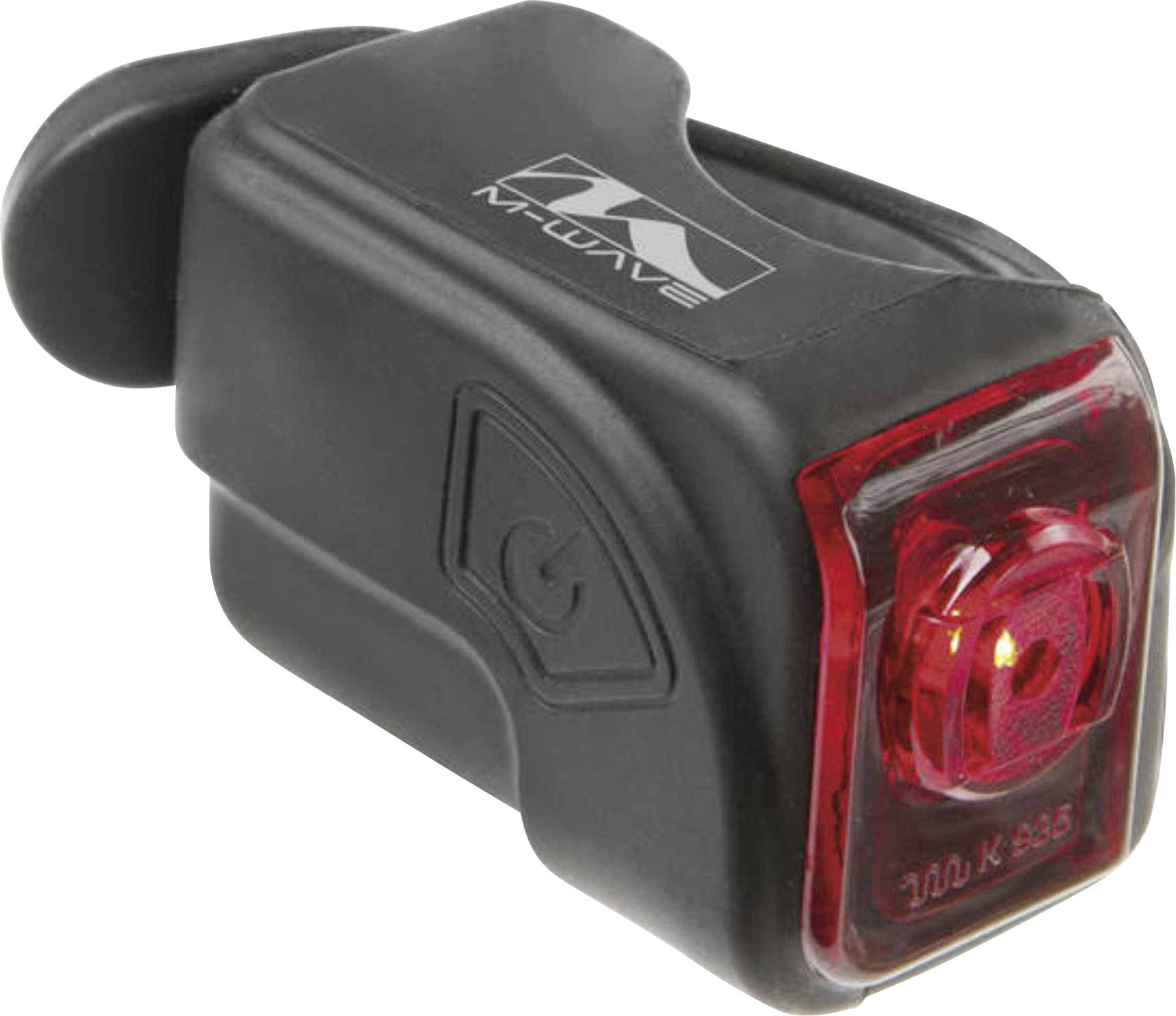 M-Wave Fahrradbeleuchtung Set ATLAS K10 USB LED akkubetrieben Schwarz