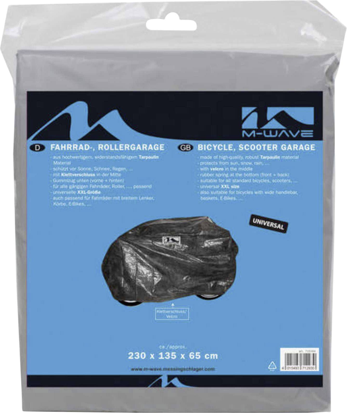 M-Wave 715164 Fahrradgarage Schwarz