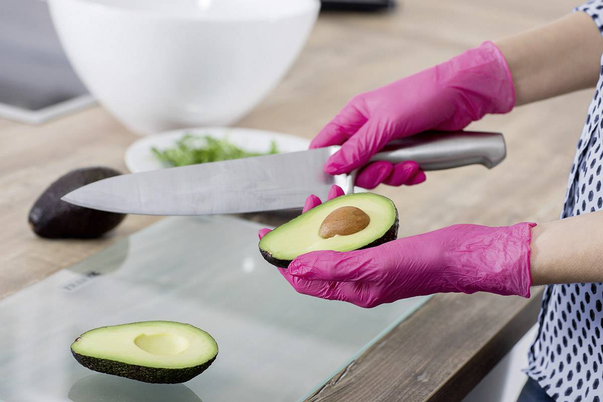 Vileda Einmalhandschuhe Colors Nitril S/M 50 Stück